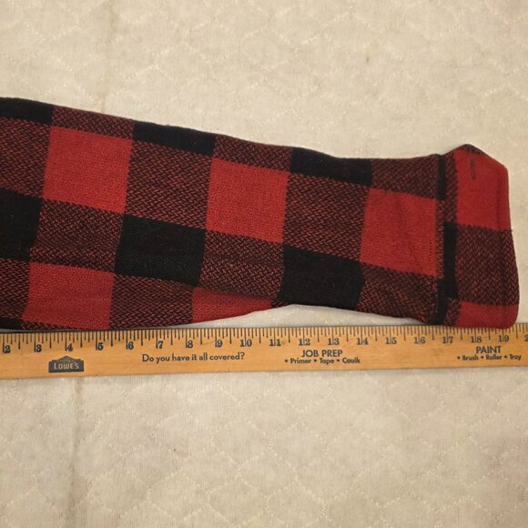 Vintage Duxbak Utica Flannel Shirt - Red Buffalo Plaid Rare New York Wool READ - Picture 3 of 16